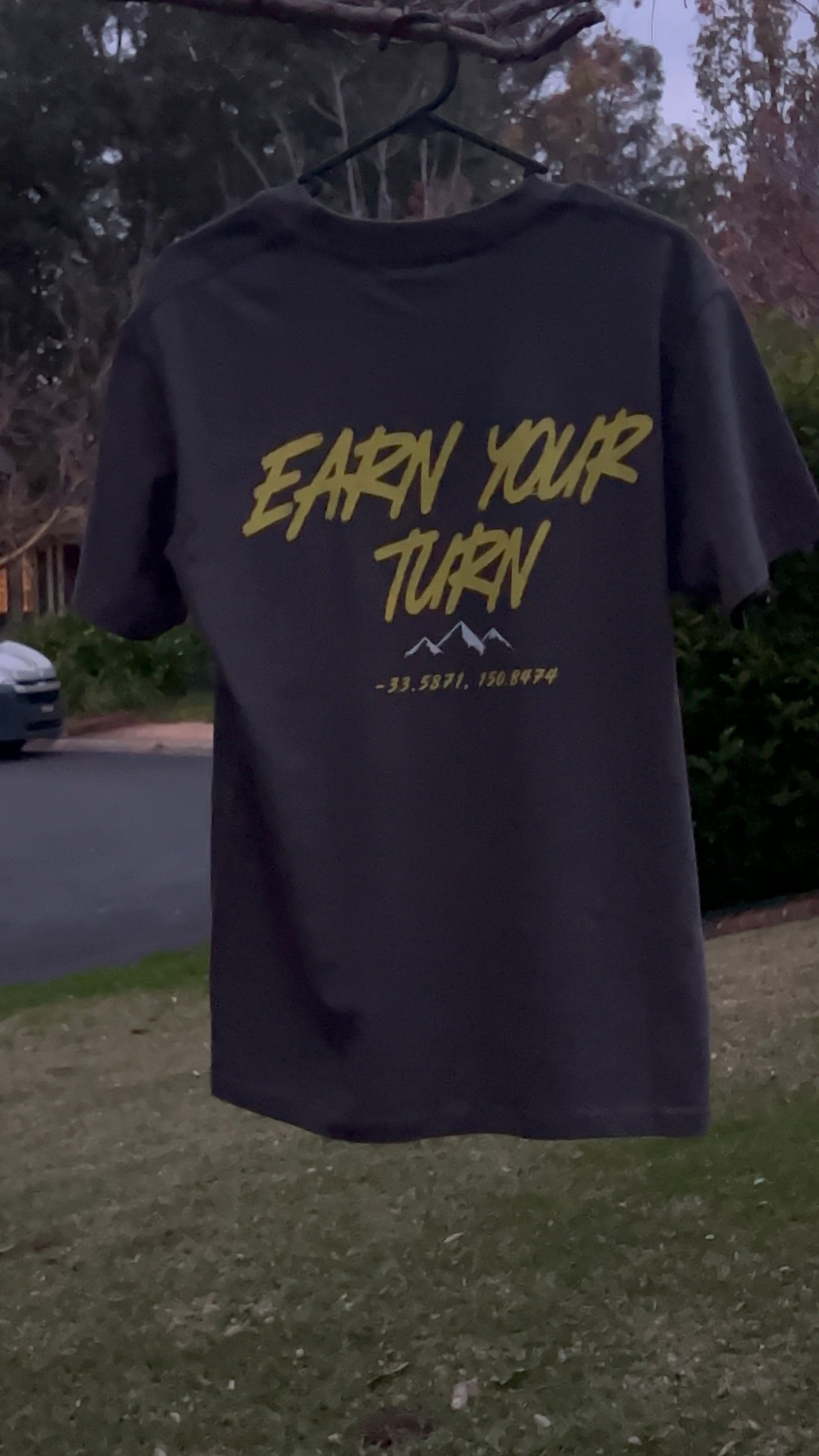 GRIT EARN YOUR TURN TEE